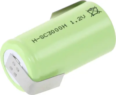 Posebni akumulator Sub-C temperaturno odporni\, Z-spajkalni rep\, Flat-Top NiMH Mexcel H-SC3000H 1.2 V 3000 mAh