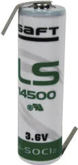 Posebna litijeva baterija Saft Mignon Z-spajkalni priključek 3.6 V 2600 mAh Mignon (AA) (Ø x V) 14.5 mm x 50.5 mm