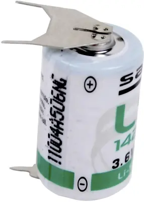 Posebna litijeva baterija Saft 1/2 AA 3 x spajkalni zatič ++/- 3.6 V 1200 mAh 1/2 AA (Ø x V) 15 mm x 25 mm