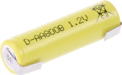 Posebni akumulator Mignon (AA) U-spajkalni rep\, Flat-Top NiCd Mexcel D-AA800B 1.2 V 800 mAh