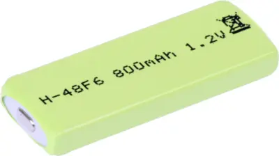 Mexcel HPE-F6-800 specialni akumulatorji prismatično  NiMH 1.2 V 770 mAh Posebni akumulator Prismatisch NiMH Mexcel HPE-F6-800 1.2 V 770 mAh