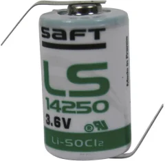 Posebna litijeva baterija Saft 1/2 AA Z-spajkalni priključek 3.6 V 1200 mAh 1/2 AA (Ø x V) 15 mm x 25 mm