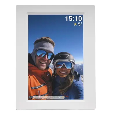 Denver PFF-1015 white digitalni WiFi okvir za slike  25.7 cm 10.1 palec EEK: C (A - G) 1280 x 800 Pixel 16 GB bela