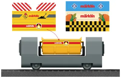 Märklin World 44141 H0 moj svet - prekucnik z nalepko