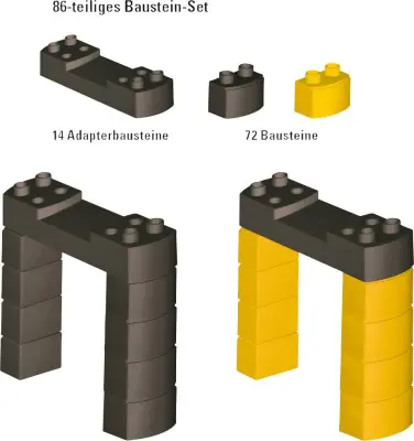 Märklin World 72221 H0 gradnik je nastavljen po naklonu in padcu