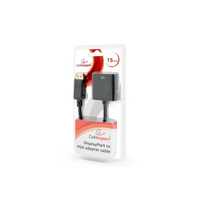 Adapter DisplayPort na VGA, črn, blister