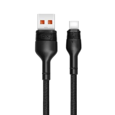 Kabel USB na USB-C XO NB55 1m 5A črn