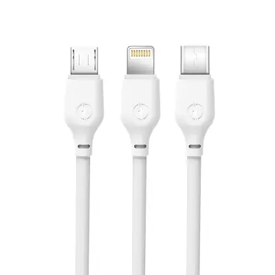 Kabel XO NB103 3v1 1m 2,1A bel