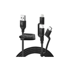 Kabel Spigen 3v1 Lightning + USB-C + microUSB 1,5m C10I3