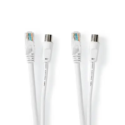 Kombiniran RF kabel + UTP CAT 6 kabel 5m