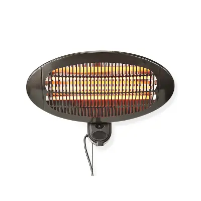 Stenski grelnik Nedis HTPA110EBK 2000W