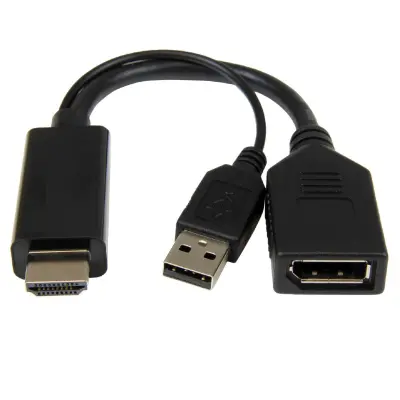 Adapter 4K HDMI M na DisplayPort Ž aktivni