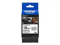 Brother TZEFX241 Flexi bel/črn 18mm, za PT