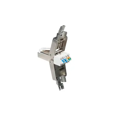STP konektor RJ45 CAT6A Toolless Alu TI17Q