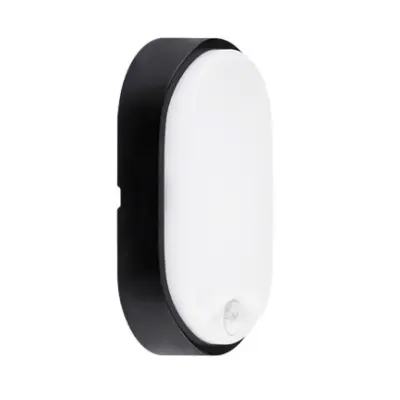 LED plafoniera bulkhead 15W 4000K s senzorjem gibanja ovalna