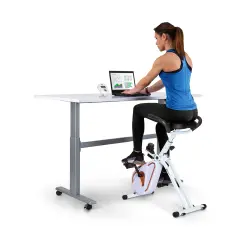 Capital Sports Azura Desk Bike, domaci trenažer, 7,5 kg vztrajnik, jermenski pogon