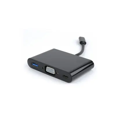 Adapter USB-C 3-in-1, TF, VGA, USB 3.0