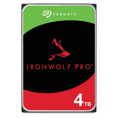 SEAGATE Ironwolf PRO NAS HDD 4TB 7200rpm 6Gb/s SATA 256MB cache 8.9cm 3.5inch 24x7 for NAS & RAID Rackmount systems BLK trdi disk