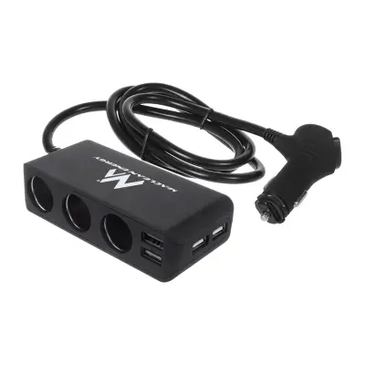 Polnilec za avto Maclean MCE117 3x 12V, 4x USB