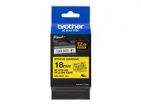Brother TZES641 Rumen/črn 18mm, trak za PT