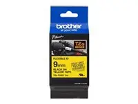 Brother TZEFX621 Flexi rumen/črn 9mm, za PT