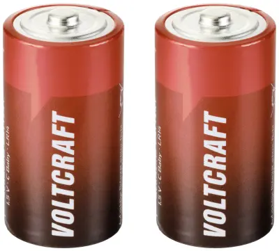 VOLTCRAFT Industrial LR14 baby (c) baterija alkalno-manganov 7500 mAh 1.5 V 2 kos