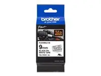 Brother TZEFX221 Flexi bel/črn 9mm, za PT