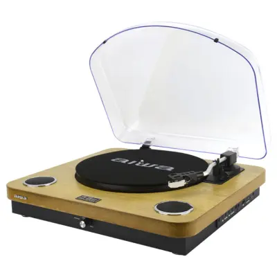 AIWA Hi-Fi Gramofon Kostanjevo rjav GBTUR-120WDMKII
