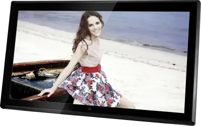 Braun Phototechnik DigiFrame 1731 8GB digitalni foto okvir 43.9 cm 17.3 palec EEK: B (A - G) 1920 x 1080 Pixel 8 GB črna