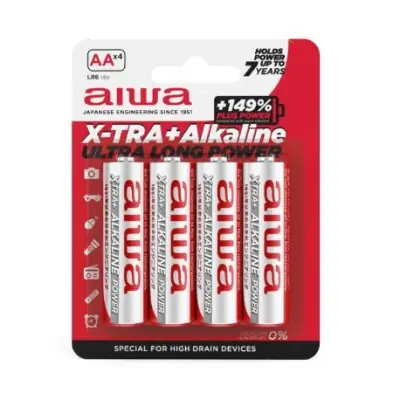 AIWA Baterije 48 kos AA 1.5V Ultra Long Power + Alkaline AB-AALR6/4