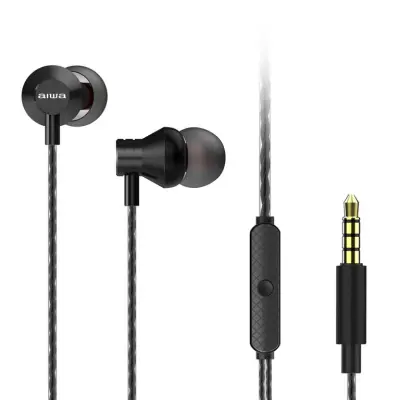AIWA Žične slušalke z Mikrofonom ESTM-50BK