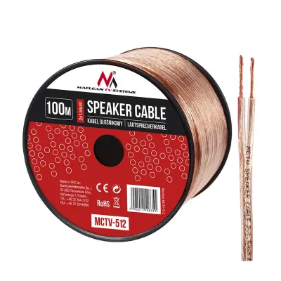 Kabel za zvočnike 2 x 1,5mm2 100m MCTV-512