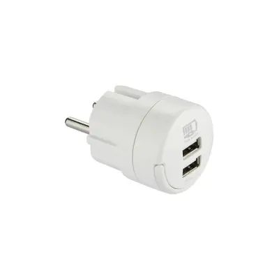 Polnilec MaxTrack 2x USB 2.4A NVU 1L