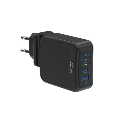 Polnilec 2x USB-C, 1X USB 65W Media-Tech MT 6252