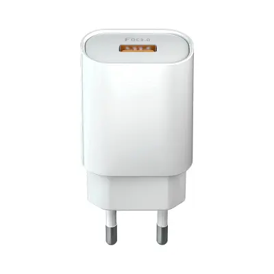 Polnilec za telefon Forever QC 3.0 1x USB 18W bel