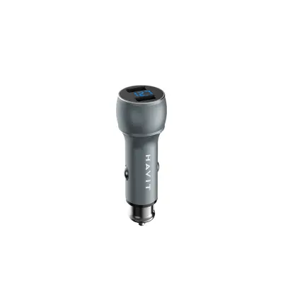 Polnilec za avto HAVIT H214 2x USB siv