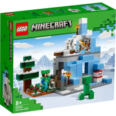 LEGO Minecraft 21243 Zaledeneli vrhovi