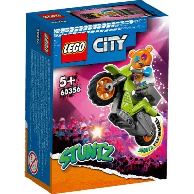 LEGO City 60356 Medved na akrobatskem motorju