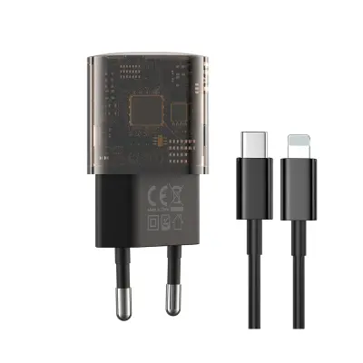 Polnilec za telefon XO CE05 30W QC, PD + kabel 8-pin Lightning