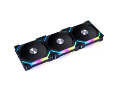 LIAN LI UNI SL120 V2 RGB PWM črn 120 mm ventilator (paket 3)