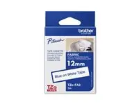 Brother TZEFA3 Tekstilni bel/moder 12mm, za PT