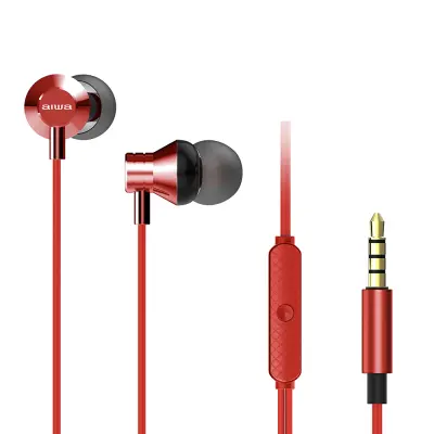 AIWA Wired Headset with microphone ESTM-50RD