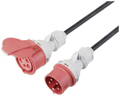 Sygonix SY-5245022 tok podaljšek  16 A črna 25 m H07RN-F 5G 1\,5 mm² odporen na vremenske vplive\, primeren za uporabo na prostem