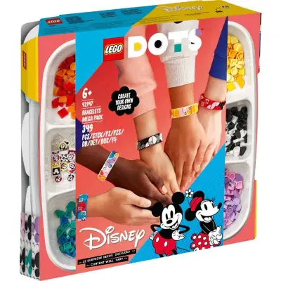 LEGO DOTS 41947 Mega paket zapestnic Miki in prijatelji