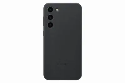 SAMSUNG GALAXY S23+ LEATHER ovitek črn