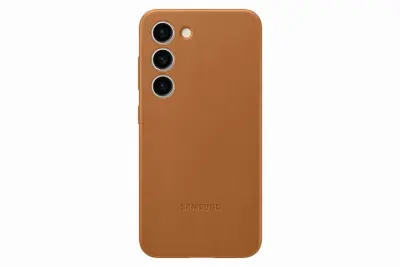 SAMSUNG GALAXY S23 LEATHER ovitek camel