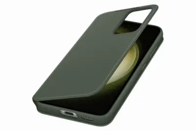 SAMSUNG GALAXY S23 SMART VIEW preklopna torbica kaki