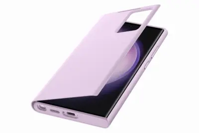 SAMSUNG GALAXY S23 ULTRA SMART VIEW preklopna torbica lila