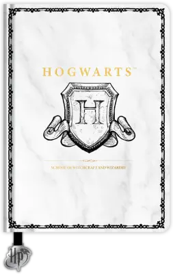 BLUE SKY HARRY POTTER HOGWARTS SHIELD A5 beležka
