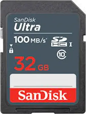 SanDisk Ultra 32GB SDHC C10, U1, Full HD, SD spominska kartica100MB/s